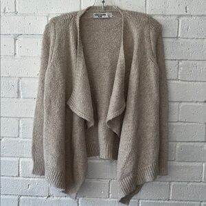 Abercrombie Kids Open-Knit, Drape-Front Style Long Sleeve Cardigan Sweater Soft